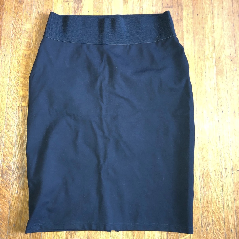 Lark & Ro High Waist Stretch Pencil Skirt Size L